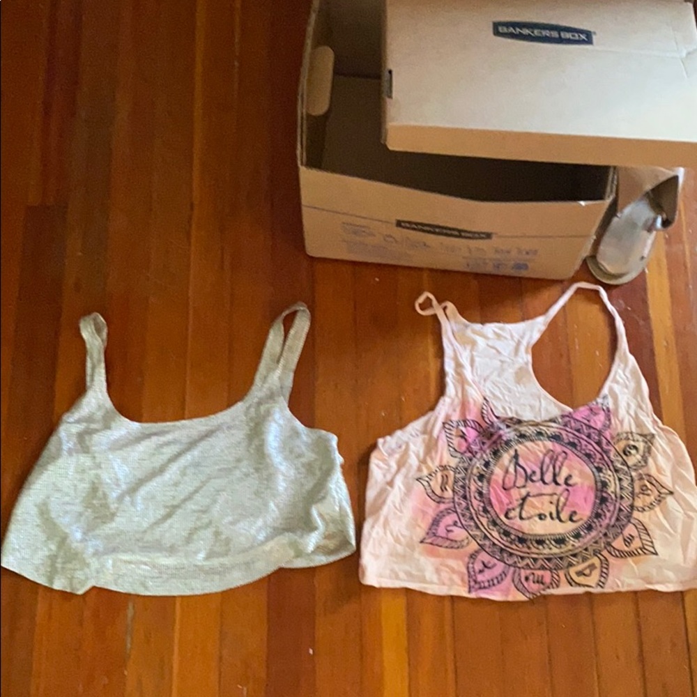 Two cute crop tops for the price of 1